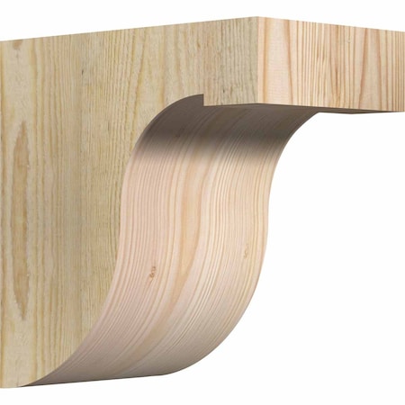 Ekena Millwork Del Monte Rough Sawn Corbel, Douglas Fir, 6"W x 10"D x 10"H COR06X10X10DEL00RDF
